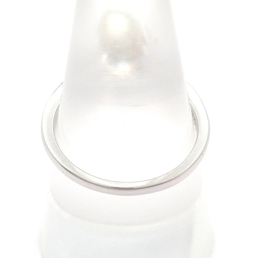 Mikimoto Ring 18K White Gold Diamond Pearl